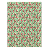 Nappe Fruits de grenade rouge et Feuilles verts (Devant)