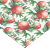 Nappe Fruits de grenade rouge et Feuilles verts (Angle)
