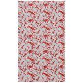 Nappe Fruits de mer Rustique Motif clair Gris Crawfish H (Devant)