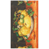 NAPPE FRUITS DE SAISON LÉMONS ET FLEURS BLANCHES (Devant)