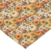 Nappe Fruits et fleurs citrouille (Angle)