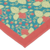 Nappe Fruits et fleurs du jardin de fraises (Angle)