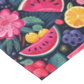 Nappe Fruits et fleurs tropicaux (Angle)