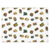 Nappe Fruits et fleurs vintages (Devant (Horizontal))