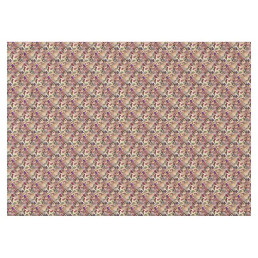 Nappe Fruits, patchwork, baies, poire, cerise, prune (Devant (Horizontal))