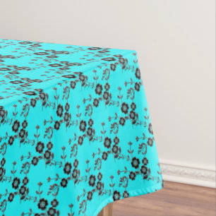 Nappe FS Style 1 Robins Oeuf Bleu-Argent-52x70 TABLECLOT