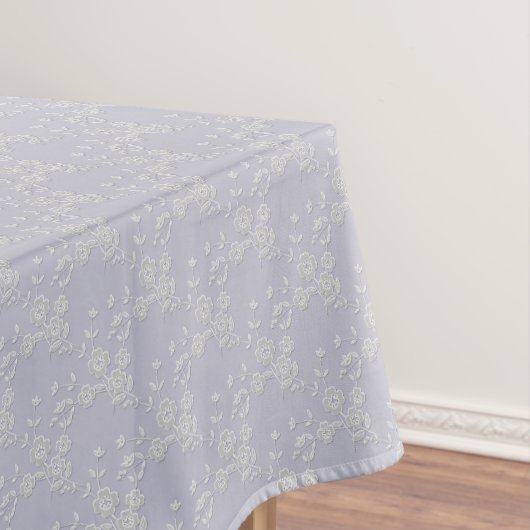 Nappe FS Style 1-violet-blanc-52x70 TABLECLOTH EN COTON (In Situ)