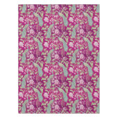 Nappe Fuchsia Chinoiserie paon floral (Devant)