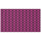 Nappe Fuchsia et motif de diamants noirs (Devant (Horizontal))