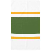Nappe Fun Bold Forest Green Jaune White Racing Stripes (Devant)