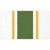 Nappe Fun Bold Forest Green Jaune White Racing Stripes (Devant (Horizontal))