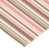 Nappe Fun brun rose rayé (Angle)