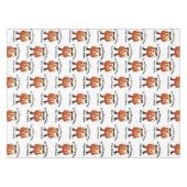 Nappe Fun Custom Pudding Joyeux Noël (Devant (Horizontal))