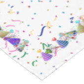 Nappe Fun Red Happy New Year - Confetti et Casquettes de (Angle)