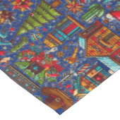 Nappe Fun Western Motif Christmas Blue (Angle)