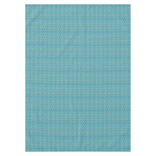 Nappe Funky Aqua Turquoise Blue Curved Lines Art Motif (Devant)