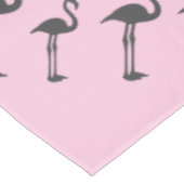 Nappe Funky Grey Flamant rose rose Motif oiseaux (Angle)