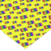 Nappe Funky Neon Rainbow Block Motif (Angle)