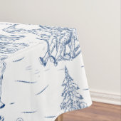 Nappe Funky Yeti Monsters Antique Motif de Toile d'hiver (In Situ)