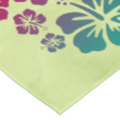 Nappe Funny Hibiscus tropicaux fleurit + votre arrière - (Angle)