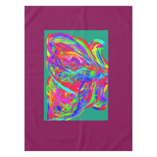 Nappe Furry Rainbow Colored Flower (Devant)