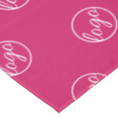 Nappe Fuschia Hot Pink Trade Show sur mesure (Angle)