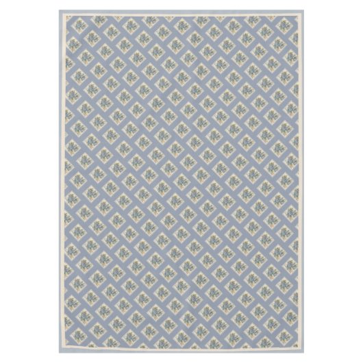 Nappe G Bureau de création Fleur bleue (Devant)