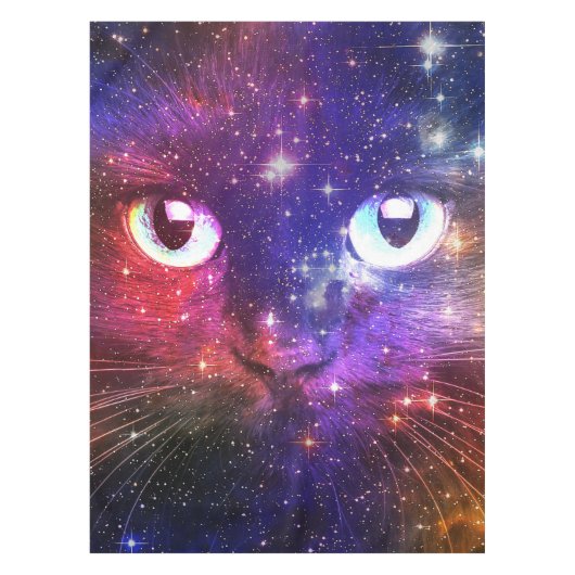 Nappe Galaxie de chat Burst de couleur (Devant)