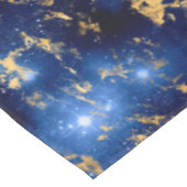 Nappe Galaxie en marbre bleu, blanc et or (Angle)
