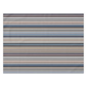 Nappe Galets d'ardoise rayure bleue et marron (Devant (Horizontal))