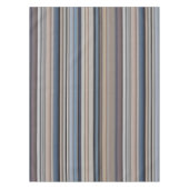 Nappe Galets d'ardoise rayure bleue et marron (Devant)