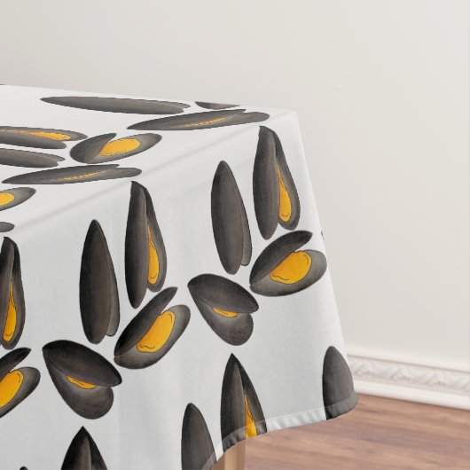 Nappe Gallois Conwé Moules de fruits de mer Mollusques C (In Situ)