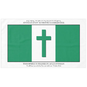 Nappe Garder DRAPEAU NIGERIA Grandes écritures