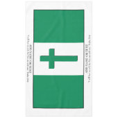 Nappe Garder | DRAPEAU NIGERIA | Grandes écritures (Devant)