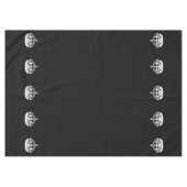 Nappe Gardez la couronne au calme sur le noir (Devant (Horizontal))