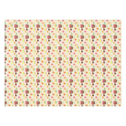 Nappe Gâteaux et bougies (Devant (Horizontal))