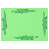 Nappe Gator Alligator Crocodile fête d'anniversaire (Devant (Horizontal))