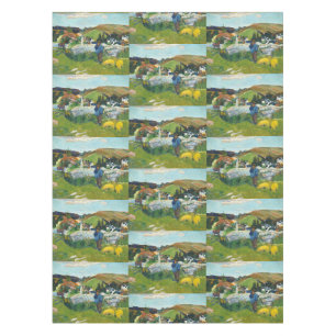 Nappe Gauguin Le Porcher Affiche d'Art Rural Vintage