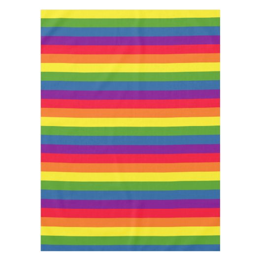 Nappe Gay pride couleur Rainbow Flag (Devant)
