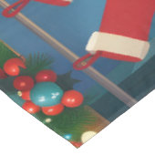 Nappe Géant Schnauzer Gourmande : Noël Festif (Angle)