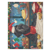 Nappe Géant Schnauzer Gourmande : Noël Festif (Devant)