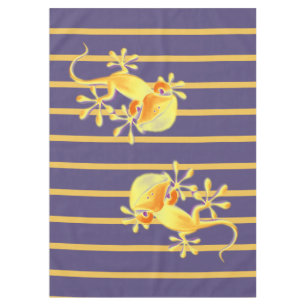Nappe Gecko souriant amusant + votre arrière - plan & id