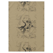 Nappe Gemini Constellation Map Hevelius vers 1690 (Devant)