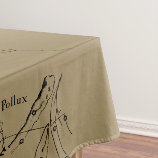 Nappe Gemini Constellation Map Hevelius vers 1690 (In Situ)