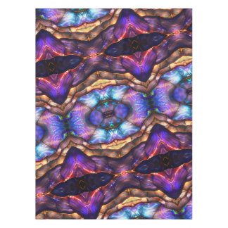 Nappe Géode d'opale de feu colorée