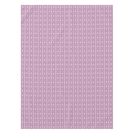 Nappe Geometric pattern retro pink diamonds (Devant)