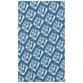 Nappe Géométrie bleu sarcelle (Devant)