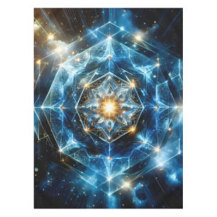 Nappe Géométrie cosmique mandala étoile univers abstrait