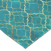 Nappe Géométrie Émeraude Dorée (Angle)