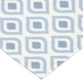 Nappe géométrique Abstraite, bleu et blanc cassé (Angle)